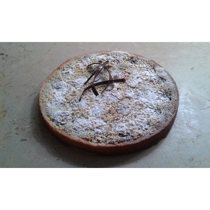 Tarte abricot pistache